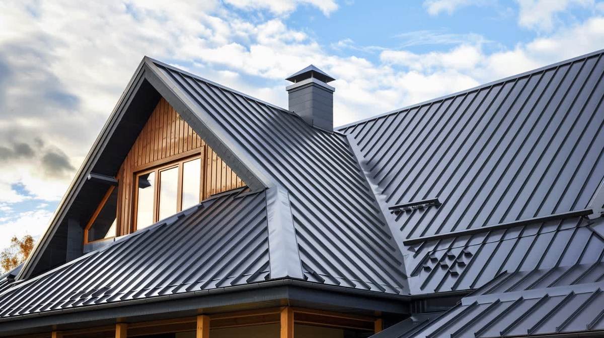 Esentepe EPDM Kauçuk Çatı – antrasit kenet sistem metal çatıyla kaplanmış müstakil ev Esentepe EPDM Kauçuk Çatı – antrasit kenet sistem metal çatıyla kaplanmış müstakil ev